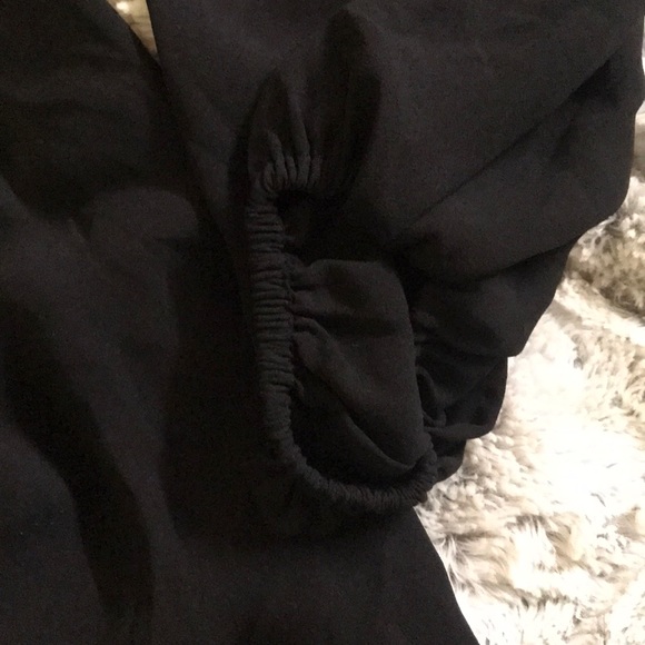 Ann Taylor Black Sheer Blouse Work Casual - Picture 5 of 11